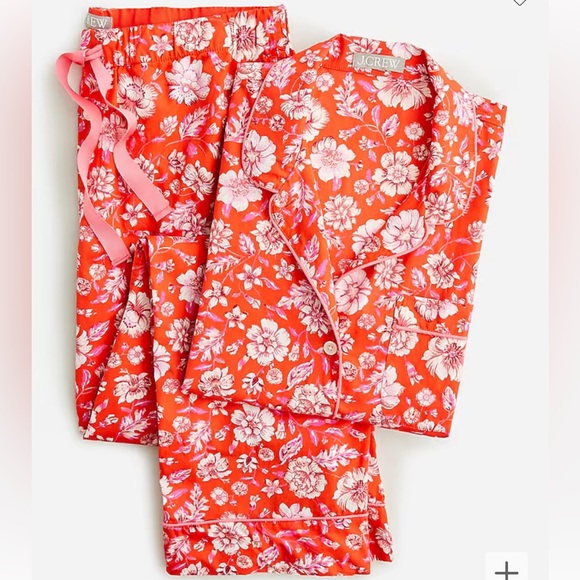 J. Crew Other - J. Crew Long-sleeve cotton poplin Pajama set in Poppy Fields